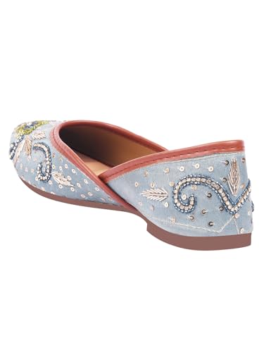 SilverArrow Women's Handmade Beauty Jutti Grey 4 UK