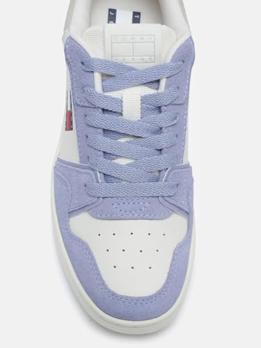 Colorblock Blue Suede Sneakers