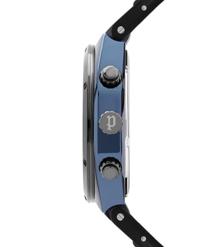 Police Quartz Multifunction Black DIAL Silicone Strap Watch for Men-PLPL15995JSBLU03W