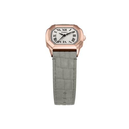 Fossil Harlow Grey Quartz Leather Watch ES5435