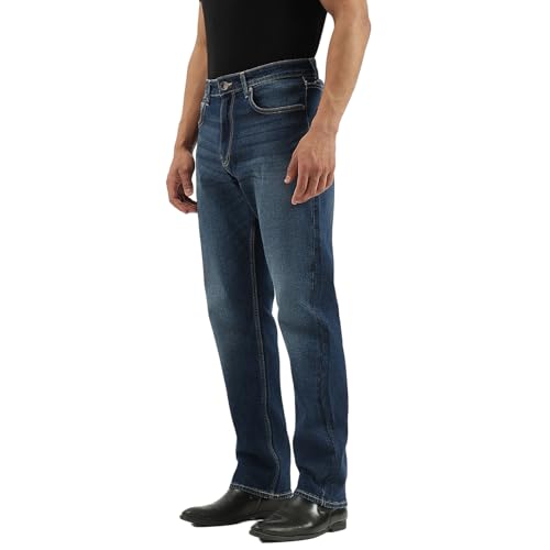 United Colors of Benetton Solid Comfort Fit Jeans (Size: 36)-25A4MBOO5021I901 Blue