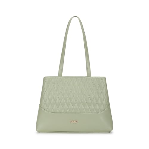 Fastrack Structured Shoulder Bag with Quilted Detail for Women, Girls and Ladies |Ladies Purse Handbag