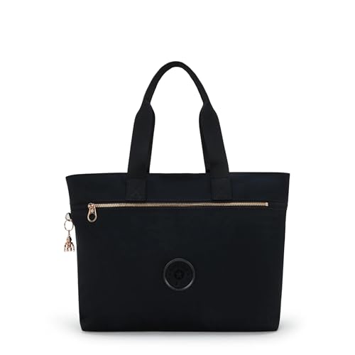 Kipling Colissa Zip 15" Laptop Tote Bag, Black Rose Spice, One Size, Casual