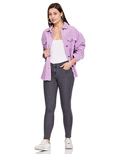 Max Women's Regular Jeans (NOOSN1SF4EPP_Grey_30)