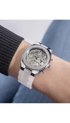 GUESS Analogue Clear Dial Women's Watch-GW0773L1