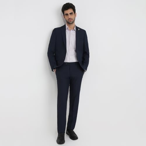 Raymond Blue Checks Pattern Men Suit