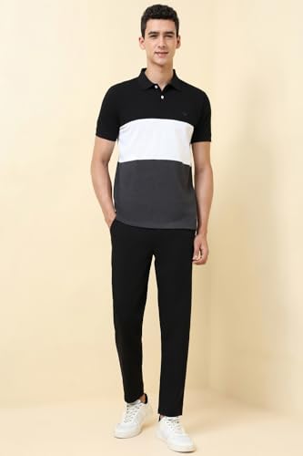 Men Multi Patterned Polo Neck T-Shirt