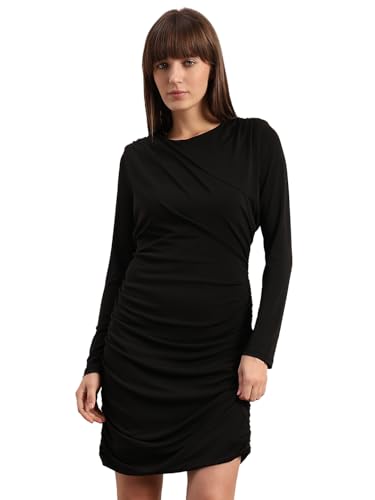 VERO MODA Women's Bodycon Fit Black Dress