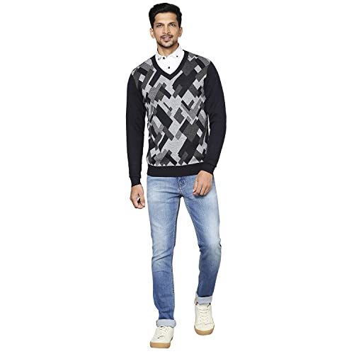 Raymond Dark Blue Sweater (Size: 40)-RMWX01115-B8