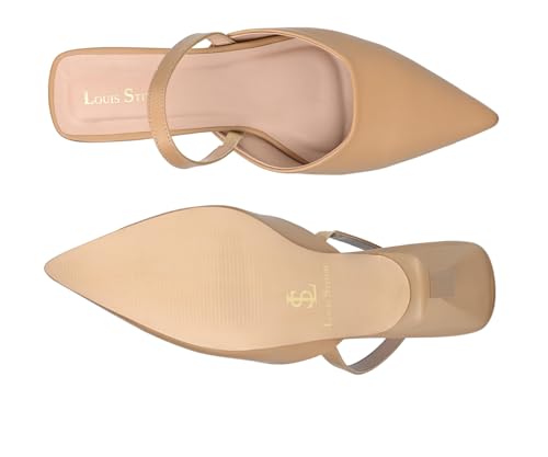 LOUIS STITCH Women’s Brown Stiletto Heel Sandals | Comfortable Close Toe Sandal | LSOF-FI11-PTAS | UK-8