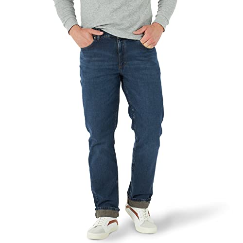 Lee Men's Legendary Relaxed Straight Jean, Night Shade, 34W x 29L