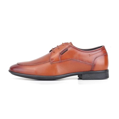 Red Chief Low Ankle Formal Derby Shoes for Men | Tan UK09