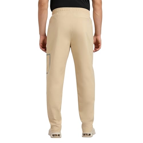 Skechers Men's Tapered Pants (PT0100ID-NTBL_Natural/Blue