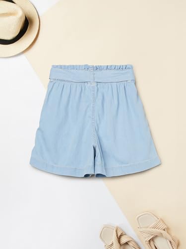 Max Girl's Bermuda Shorts (S25ESHT06B_MID Blue