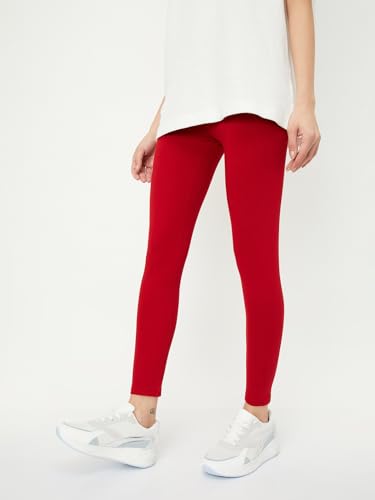 Max Women Solid Ankle Length Leggings - Pack of 3 (Multi_L)