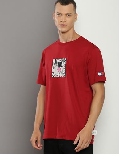 Tommy Hilfiger Mens White Color T-Shirt (XS)