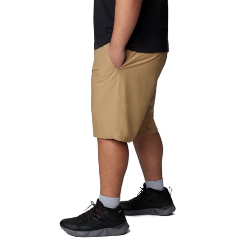 Columbia Men Brown Washed Out Shorts, 36