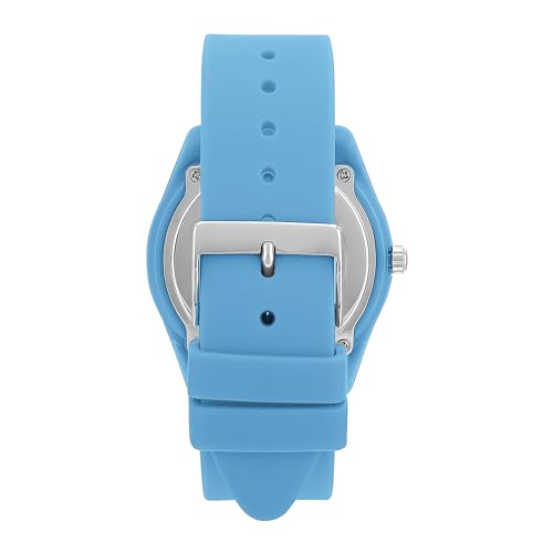 GUESS Silicone Women 40 Mm Blue Dial Analog Watch- U1401L2M