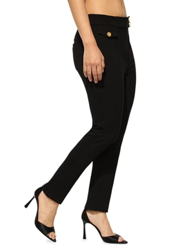 ONLY Women's Mid Rise Straight Fit Legging Anthracite
