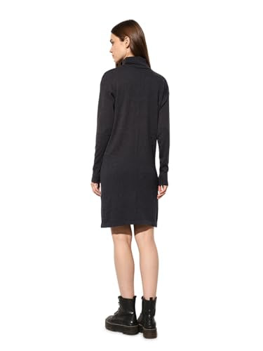 ONLY Women's Solid Regular Fit Black Dress