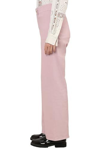 VERO MODA Womens Wide Leg Jeans Dusty Pink