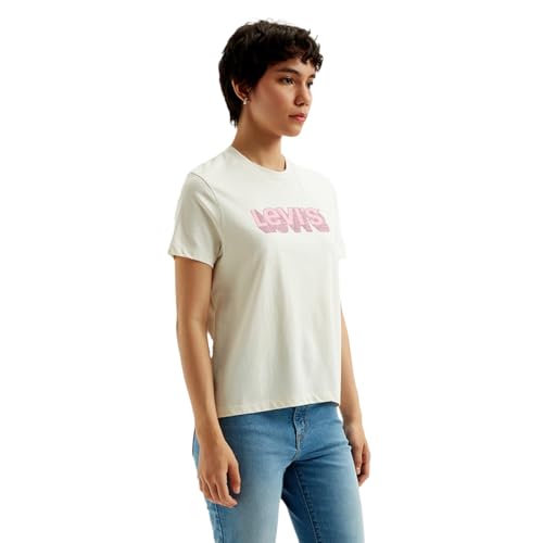 Levis Women's Printed Regular Fit T-Shirt, 1037, XS