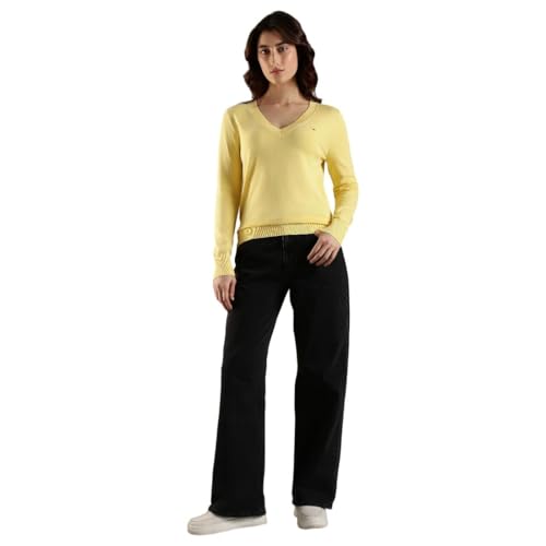 Tommy Hilfiger Regular Fit Viscose V-Neck Sweater
