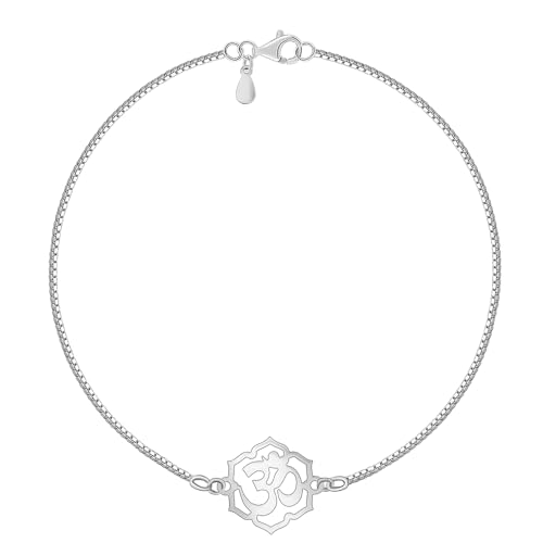 GIVA 925 Silver Oṃkāra Bracelet Rakhi| Raksha Bandhan Rakhi for Men| With Certificate of Authenticity and 925 Stamp