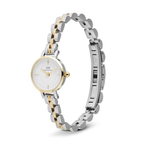 Daniel Wellington Petite Round 19mm White Dial Analog Women Watch - DW00100923K