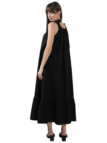 VERO MODA Women's A-Line Black Dress
