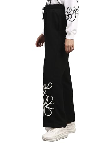 VERO MODA Women's Relaxed Fit Pants Jet Black
