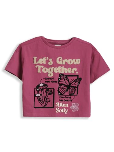Allen Solly Girls Pink Graphic Print Casual T-Shirt