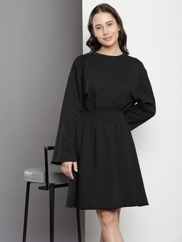 Tommy Hilfiger Womens Black Color Dress (L)