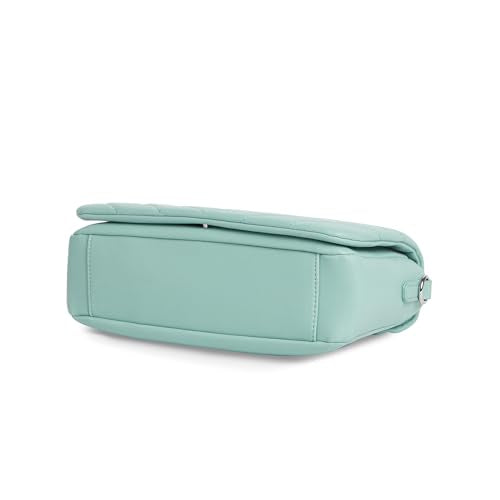 Caprese Riko Large Solid Sling Bag for Women with Adjustable and Detachable Strap for Comfortable Wear|Versatile Handbag for Everyday Use, Travel, and Special Occasions (Powder Blue)