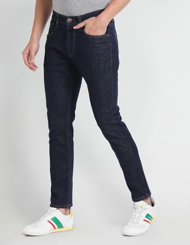 U.S. POLO ASSN. Men's Regular Jeans (UDJENO1260 Blue