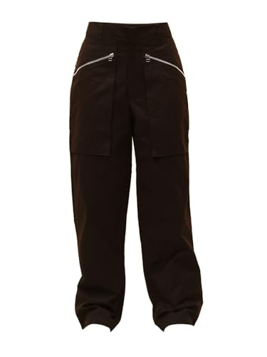 ONLY Women Regular Fit High-Rise Black Pants