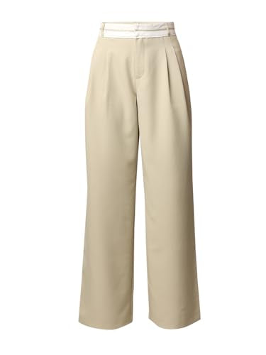ONLY Women Solid Regular Fit Casual Green Regular Pants