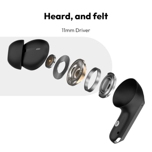 Noise ALT Buds(S), 45Hrs Playtime, Quad mic ENC, App Support, Instacharge, Dual Pairing, Low Latency, 11 mm Drivers, BTv6.0, Bluetooth Ear Buds, TWS (Chosen White)