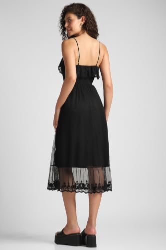American Eagle Ruffled Midi Dress