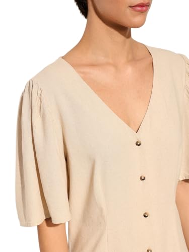 ONLY Women's Bodycon Beige Dress