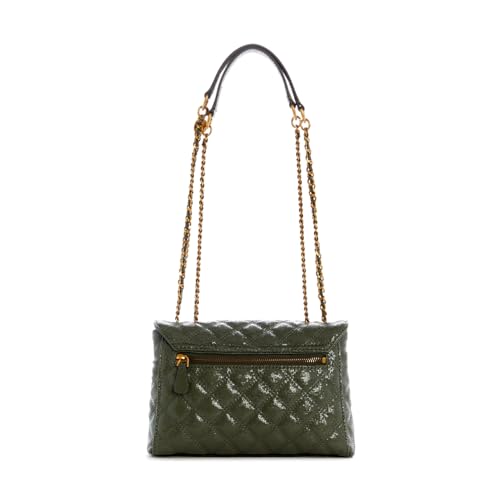 Guess Women's Olive Self-Design Crossbody Bag| Ladies Purse Handbags | Gift For Ladies