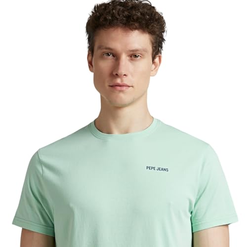 Pepe Jeans Men's Slim Fit T-Shirt (PM509898_Light Green