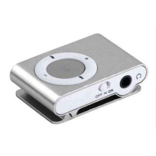 King Shine Portable Mini Metal Clip MP3 Player Sport Music Player with SD/TF Card Slot (Random Color Memory Card Not Included