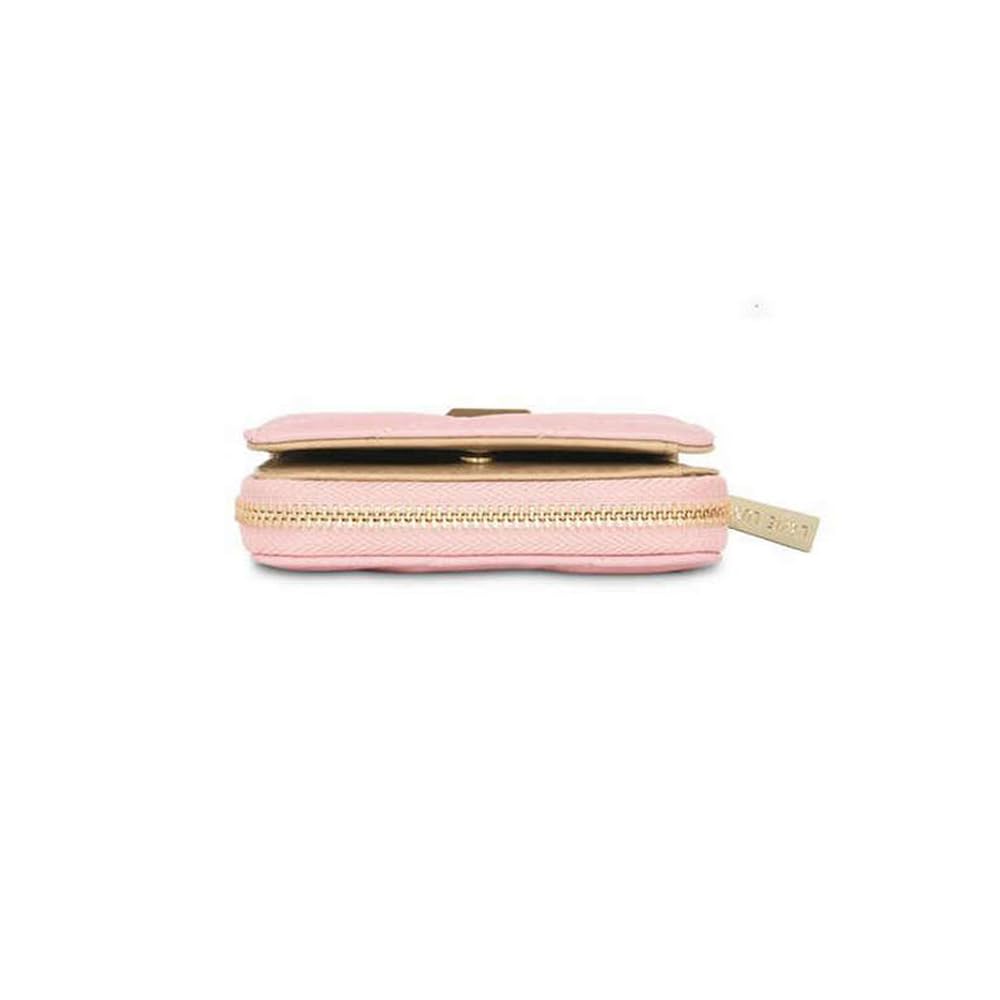 Lavie Luxe Women's Diagonal Flap Quilted Small Zip Wallet |Ladies Gift