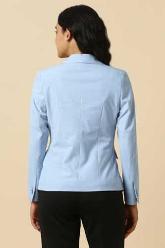 Allen Solly Women's Blazer (AHBZWRGF976057_Light Blue