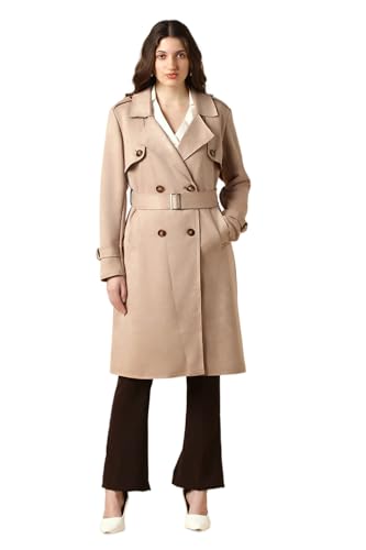 Women Beige Solid Casual Jacket