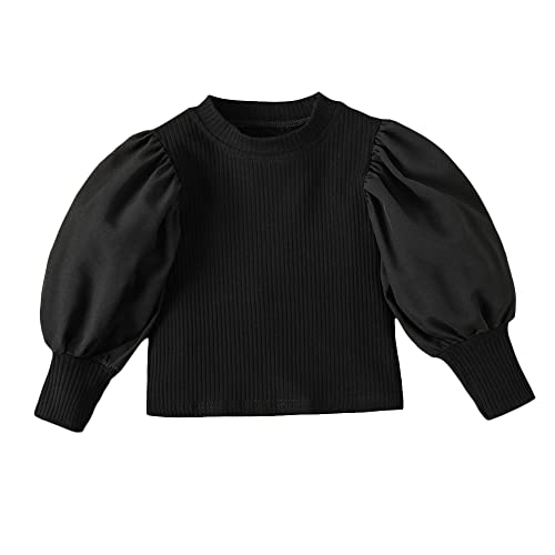 Hopscotch Baby Girls Cotton And Polyester Solid Top And Pant Set in Black Color For Ages 18-24 Months (XIQ-4185398)