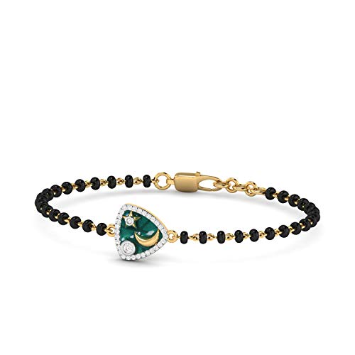 PC Jeweller 14k (585) Yellow Gold and Diamond Bracelet for Women