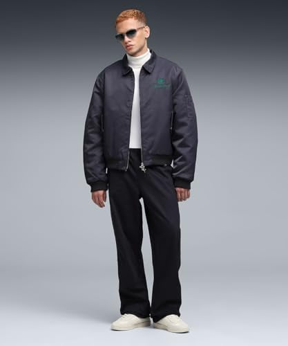 Puma | x REPRESENT Men's Padded Bomber Jacket | Flat Dark Gray | L