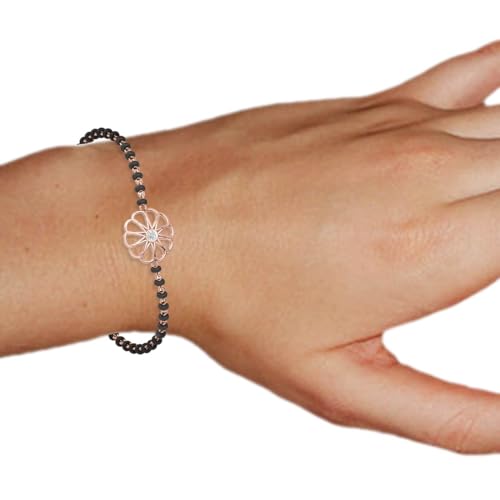 DISHIS 14K Rose Gold Diamond Bracelet for Women